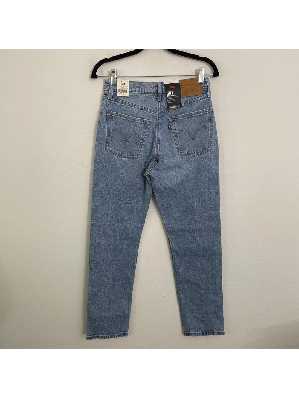Revolve LEVI'S 501 Straight Jeans Hollow Days blue size 26 X 30 NWT $110 msrp - Picture 9 of 10